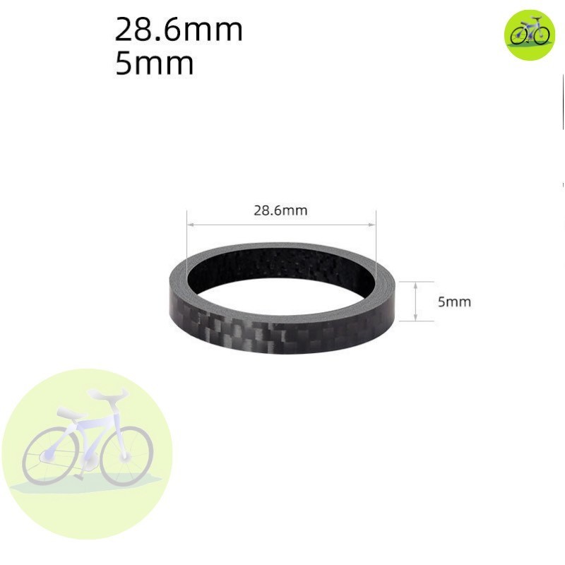 [HCM] Vòng chêm cổ thả Carbon xe đạp thể thao Toopre 5 10 mm / Miếng chêm cổ pô tăng