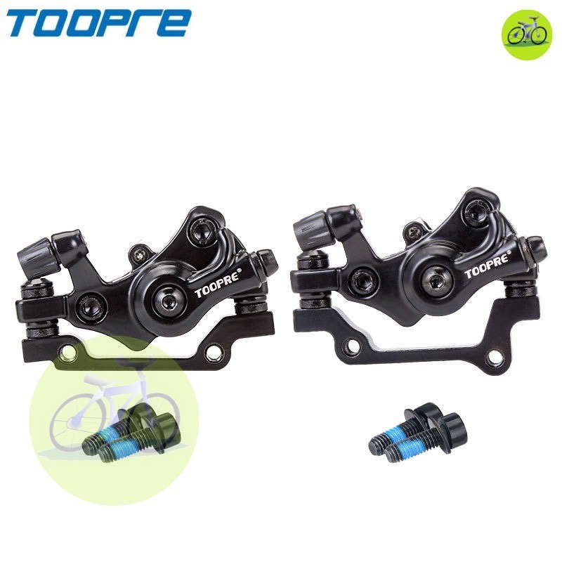 [HCM] Bộ heo thắng đĩa xe đạp thể thao Toopre Cụm heo thắng cơ hợp kim nhôm