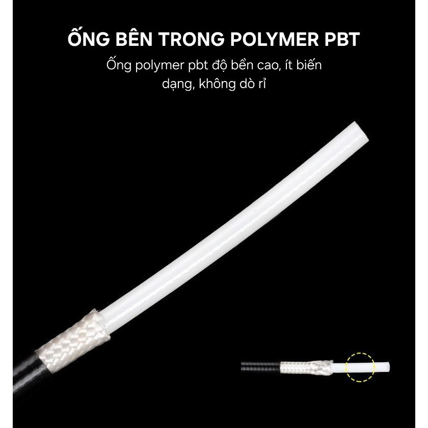 [HCM][ Tặng Dao Cắt ] Vỏ Dây Thắng Dầu 2,5m xe đạp TRLREQ /  Ống Dầu 5 mm Dầu Thủy Lực Bộ BH59/BH90