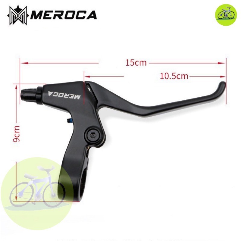 [HCM] Tay Thắng nhôm bản đẹp MAROCA / Tay phanh nhôm xe đạp thể thao 3 ngón