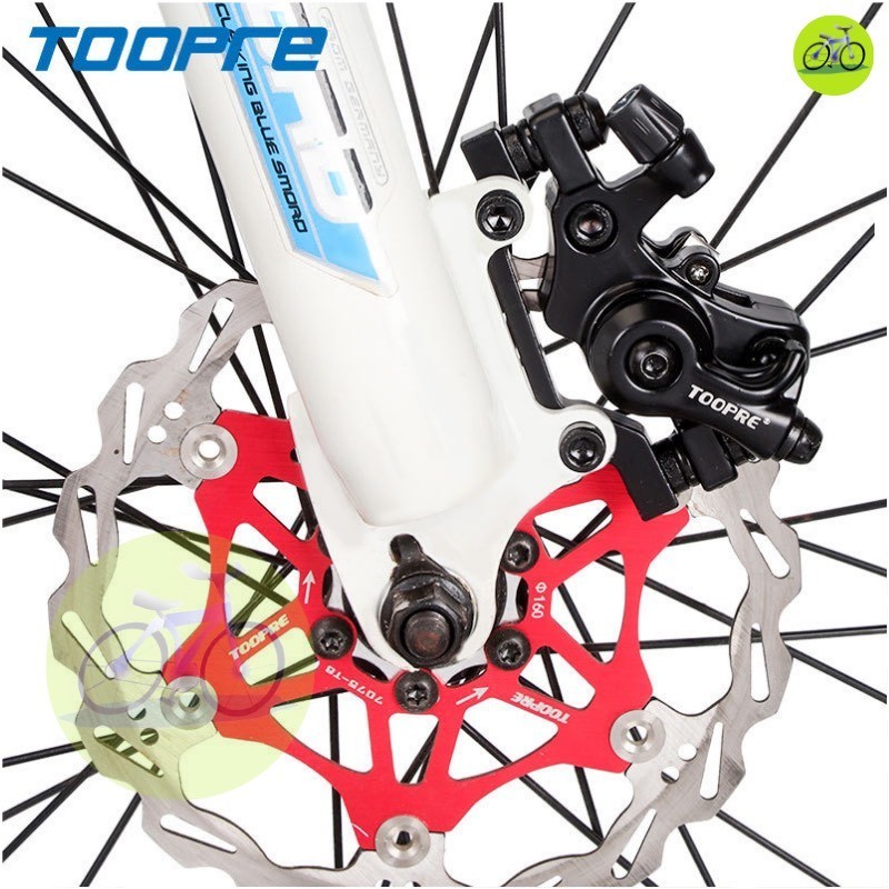 [HCM] Bộ heo thắng đĩa xe đạp thể thao Toopre Cụm heo thắng cơ hợp kim nhôm