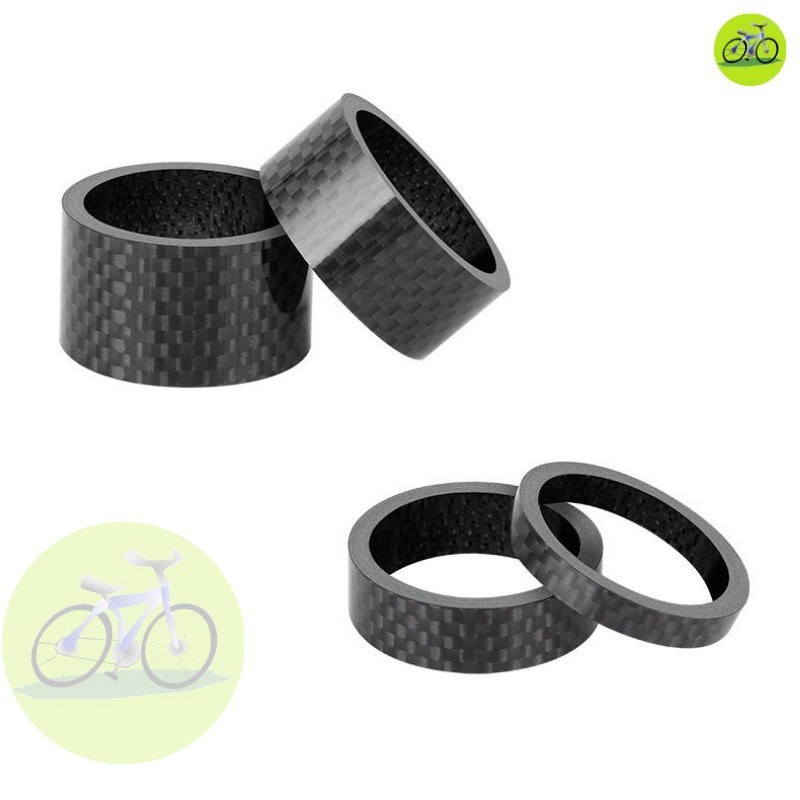 [HCM] Vòng chêm cổ thả Carbon xe đạp thể thao Toopre 5 10 mm / Miếng chêm cổ pô tăng