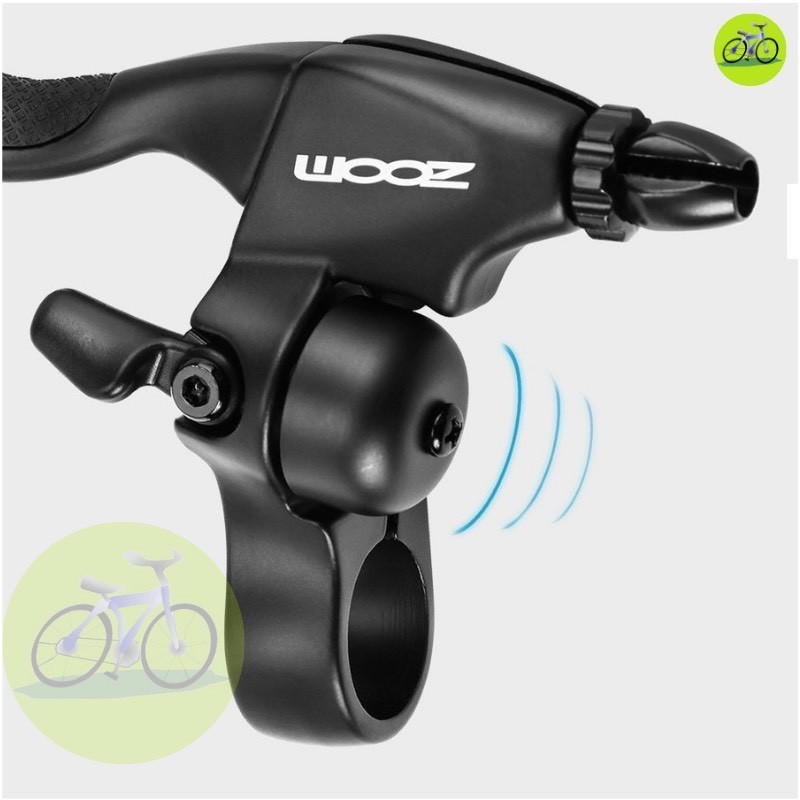 [HCM] Tay thắng xe đạp thể thao ZOOM Tay phanh có chuông 3 ngón