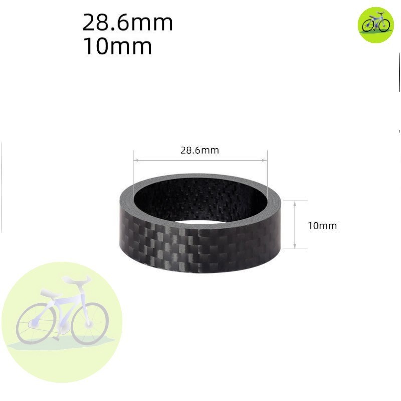[HCM] Vòng chêm cổ thả Carbon xe đạp thể thao Toopre 5 10 mm / Miếng chêm cổ pô tăng