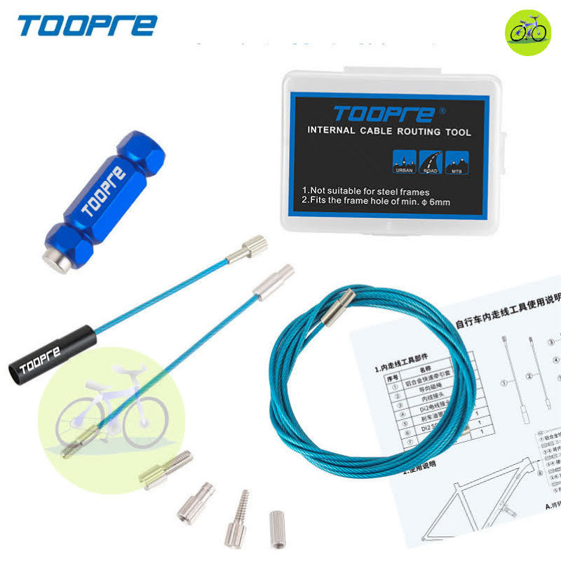 [HCM] Bộ dụng cụ luồn dây âm trong khung cho xe đạp TOOPRE sử dụng nam châm, dây dẫn