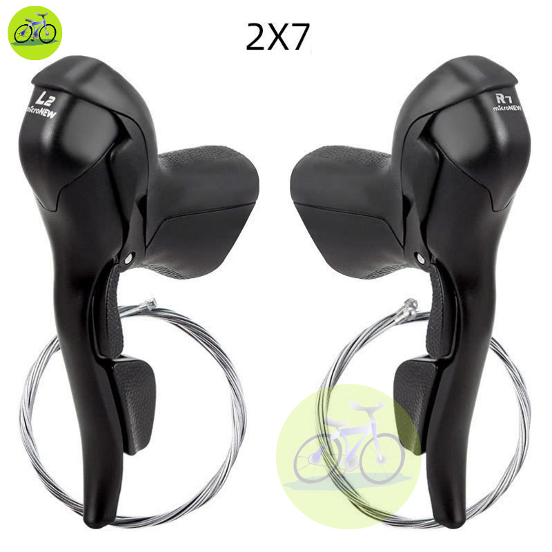 [HCM] Tay đề lắc chuyển số xe đạp MicroNEW / 2x7 2x8 2x9 2x10 và 2x11