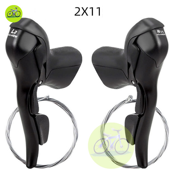[HCM] Tay đề lắc chuyển số xe đạp MicroNEW / 2x7 2x8 2x9 2x10 và 2x11