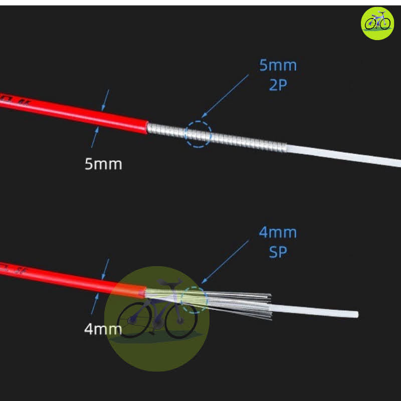[HCM] Bộ vỏ + ruột dây đề / Dây thắng TRLREQ Đủ Màu / Sét vỏ ruột đề thắng xe đạp