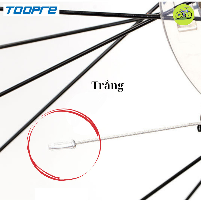 [HCM] ĐẦU CHÌ BẤM CÁP TOOPRE DÂY ĐỀ DÂY THẮNG XE ĐẠP NHIỀU MÀU - 5 ĐẦU