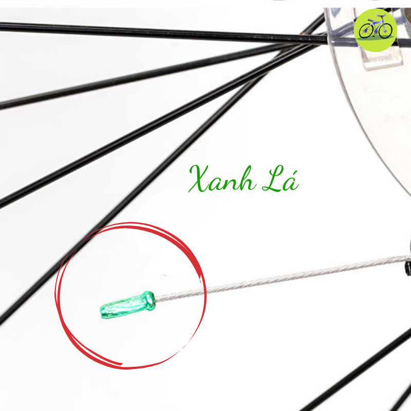 [HCM] ĐẦU CHÌ BẤM CÁP TOOPRE DÂY ĐỀ DÂY THẮNG XE ĐẠP NHIỀU MÀU - 5 ĐẦU