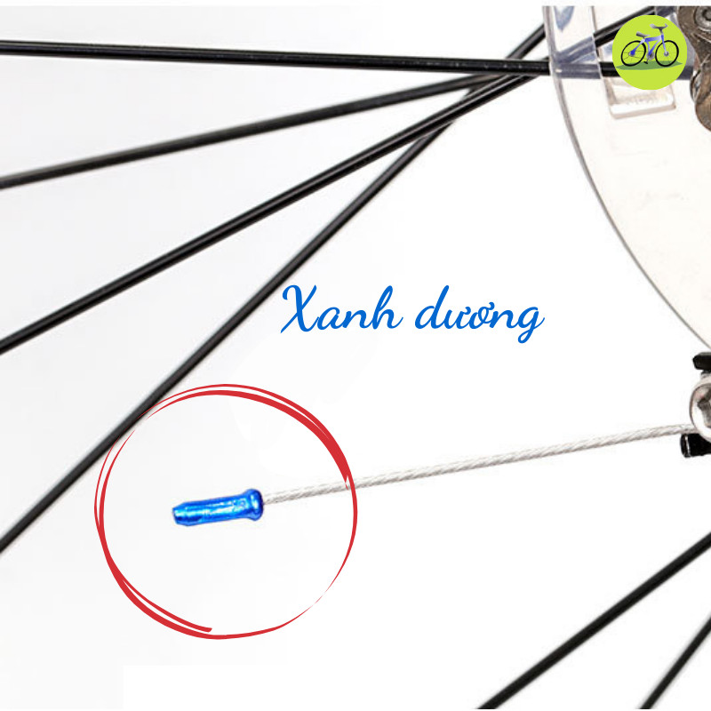 [HCM] ĐẦU CHÌ BẤM CÁP TOOPRE DÂY ĐỀ DÂY THẮNG XE ĐẠP NHIỀU MÀU - 5 ĐẦU