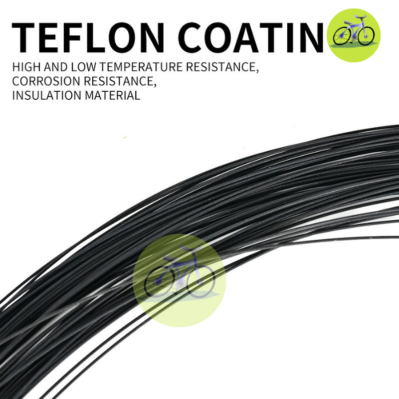 [HCM] RUỘT DÂY ĐỀ DÂY PHANH XE ĐẠP LÕI TEFLON KHÔNG RỈ CHỊU 260 ĐỘ C