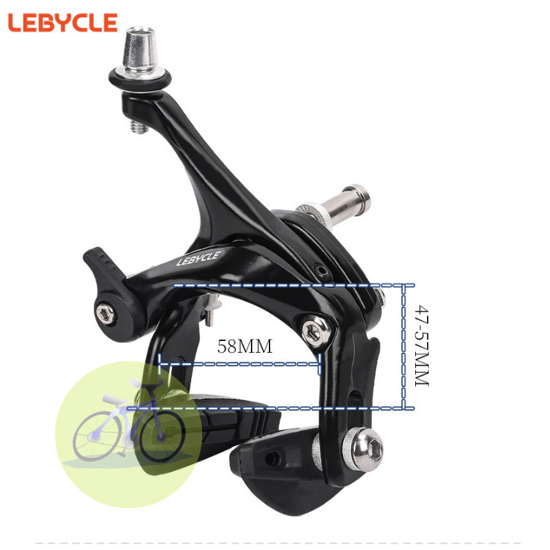 [HCM] Ngàm Thắng Road Lebyclc Càng C , Phanh Chữ C 3 Lá Nhôm Cho Xe Đạp Đường Trường