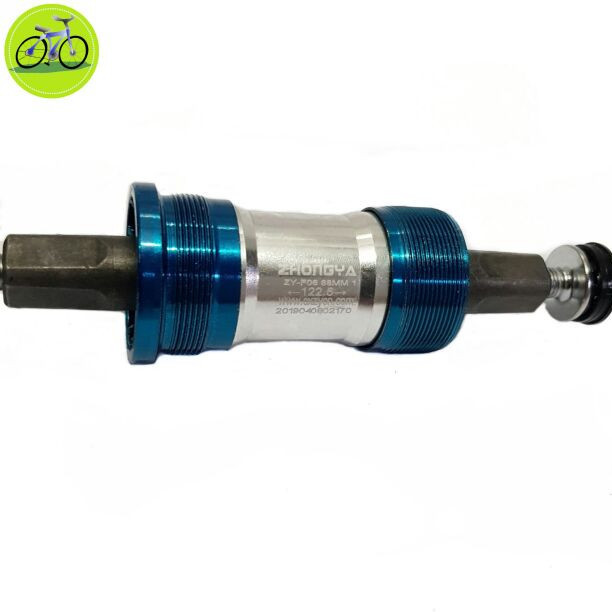 Trục giữa bạc đạn xe đạp cốt vuông 110.5-122.5mm