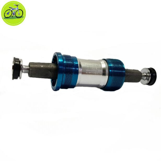 Trục giữa bạc đạn xe đạp cốt vuông 110.5-122.5mm