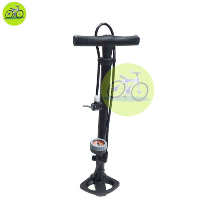 Bơm xe đạp áp 160psi/11kg, Có đồng hồ đo cao cấp FDG, Ống bơm xe đạp xe máy đa năng
