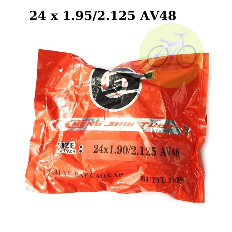 Ruột xe đạp săm CHENGSHIN 26-27x1.3/8 - 20-24-26x1.95/2.125 AV32-48mm van xe máy