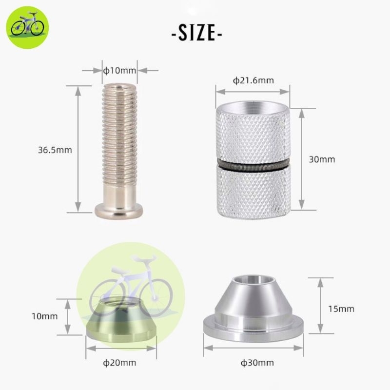 Bông Mai Rút Xe Đạp Siêu Nhẹ Inox Dễ Dàng Lắp Đặt Thẩm Mỹ