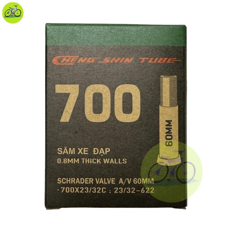 Ruột xe đạp - Săm CHENGSHIN 700x23/32c van 60,80 mm Presta Valve