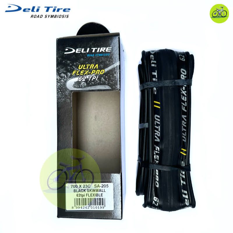 Vỏ lốp gấp xe đạp Deli Tire ULTRA 700x23c 700x25c Full Box
