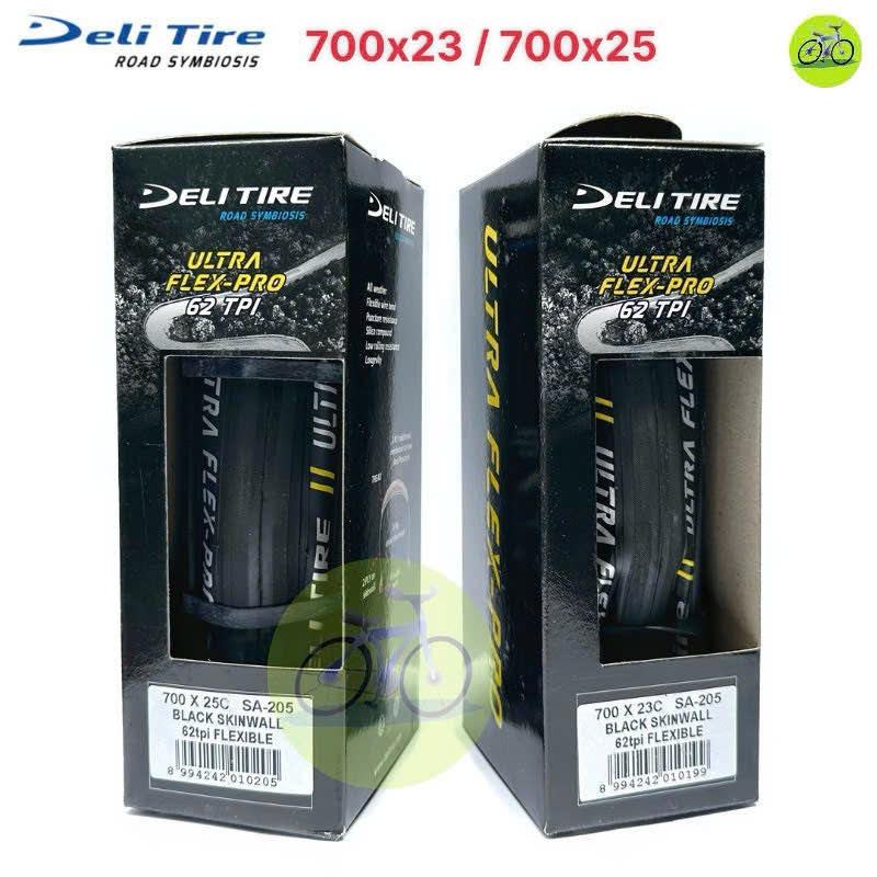 Vỏ lốp gấp xe đạp Deli Tire ULTRA 700x23c 700x25c Full Box