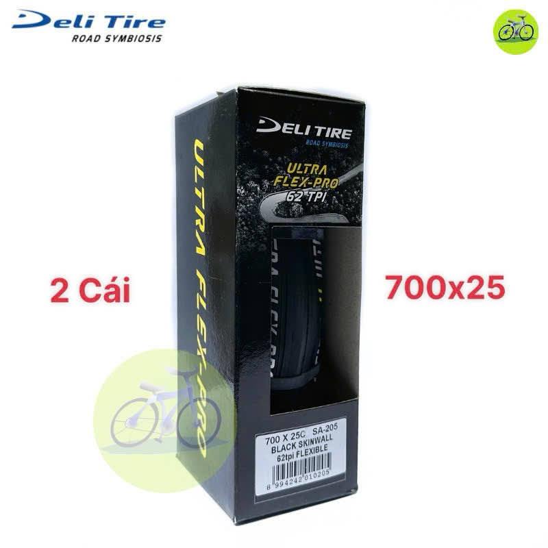 Vỏ lốp gấp xe đạp Deli Tire ULTRA 700x23c 700x25c Full Box