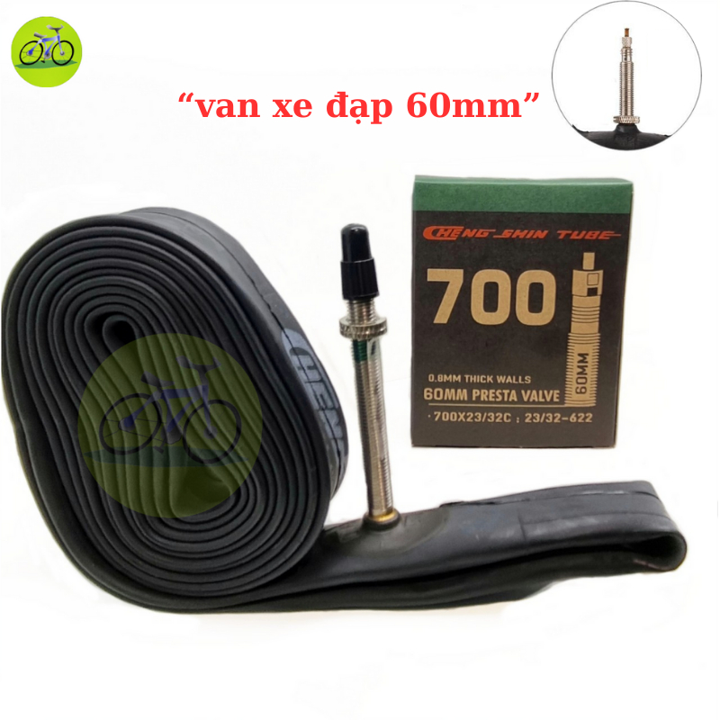 Ruột xe đạp - Săm CHENGSHIN 700x23/32c van 60,80 mm Presta Valve