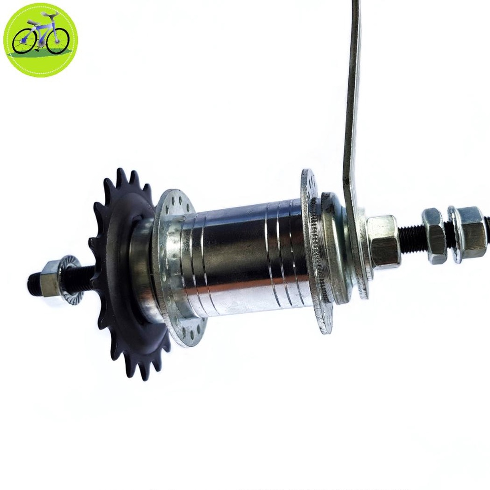 Đùm sau xe đạp fix-single 32,36 lỗ căm cấu tạo đạp ngược là thắng