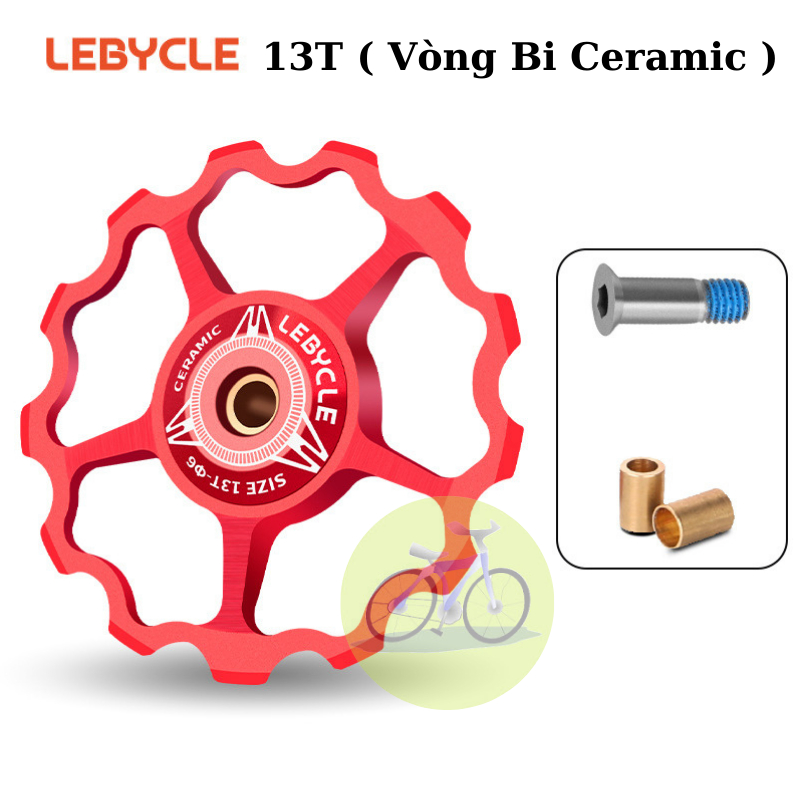 Bánh Đề Bạc Đạn Ceramic Lebycle 9T, 11T, 13T và 15T Cho Xe Đạp
