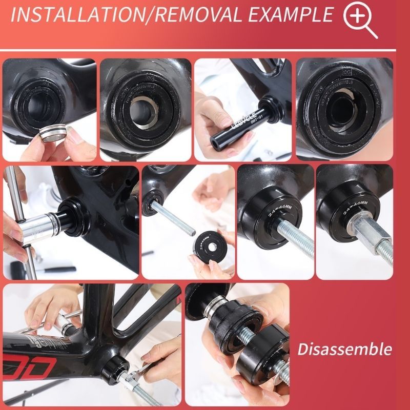 [HCM] Bộ Dụng Cụ Tháo và Ép BB Trục Giữa Xe Đạp Lebycle Bản Pro BB86/BB30/BB92/PF30