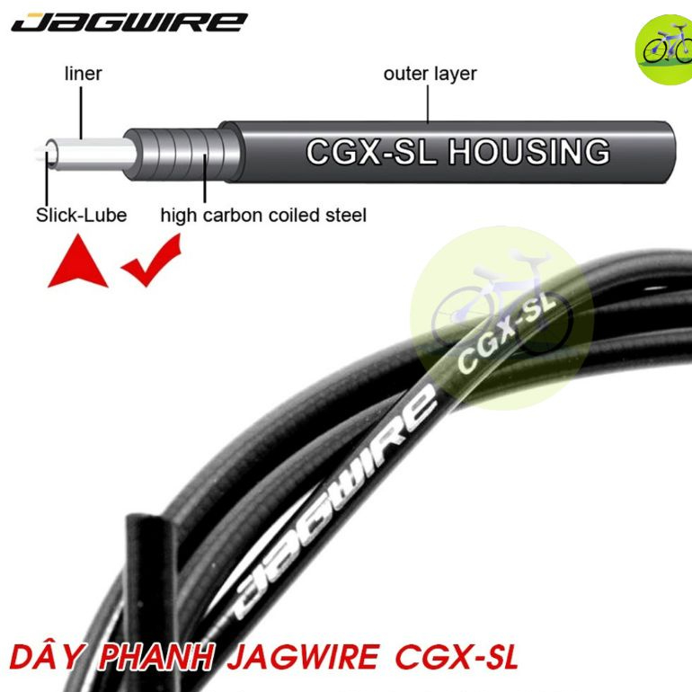 Vỏ dây đề, dây phanh xe đạp JAGWIRE