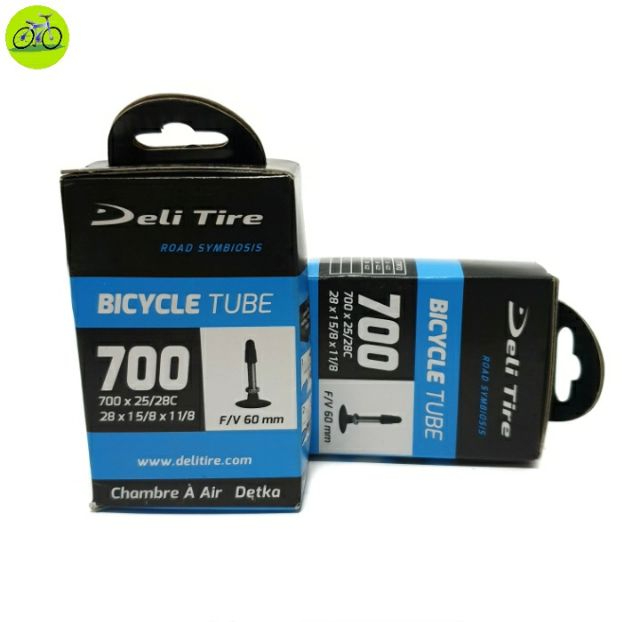 Ruột Xe Đạp Deli Tire 700c Van Nhỏ/Van Lớn - Kích Thước 26, 27.5 Inch