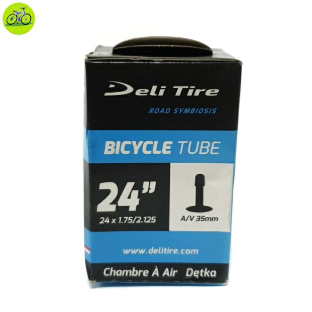 Săm ruột xe đạp Deli Tire 24 inch AV-48mm van Mỹ van xe may