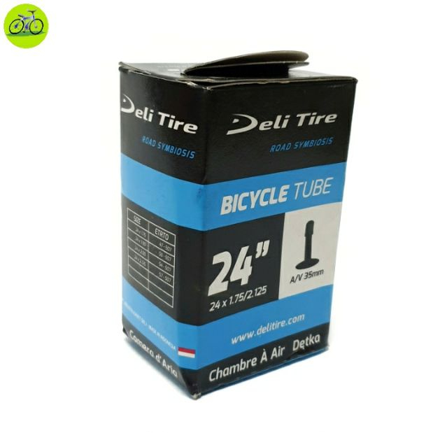 Săm ruột xe đạp Deli Tire 24 inch AV-48mm van Mỹ van xe may