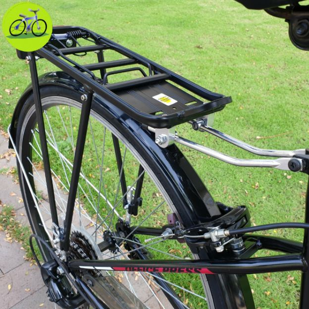 Gác baga xe đạp thể thao nhôm Touring đa năng 2 chân