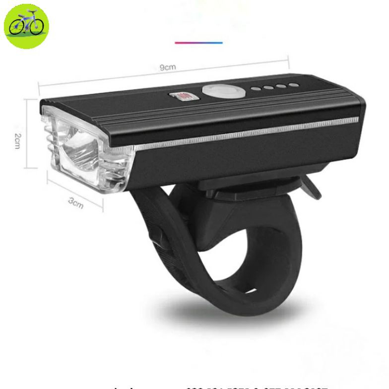 Đèn LED Xe Đạp Sạc USB Kết Hợp Còi - Siêu Sáng, Chống Nước, Độ Bền Cao