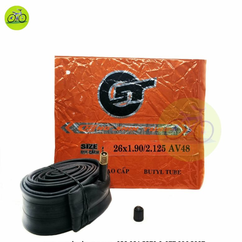 Ruột xe đạp săm CHENGSHIN 26-27x1.3/8 - 20-24-26x1.95/2.125 AV32-48mm van xe máy
