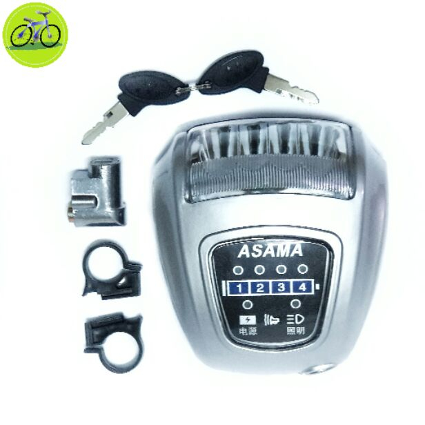 Bộ Đầu Đèn Xe Đạp Xe Máy Điện 48V