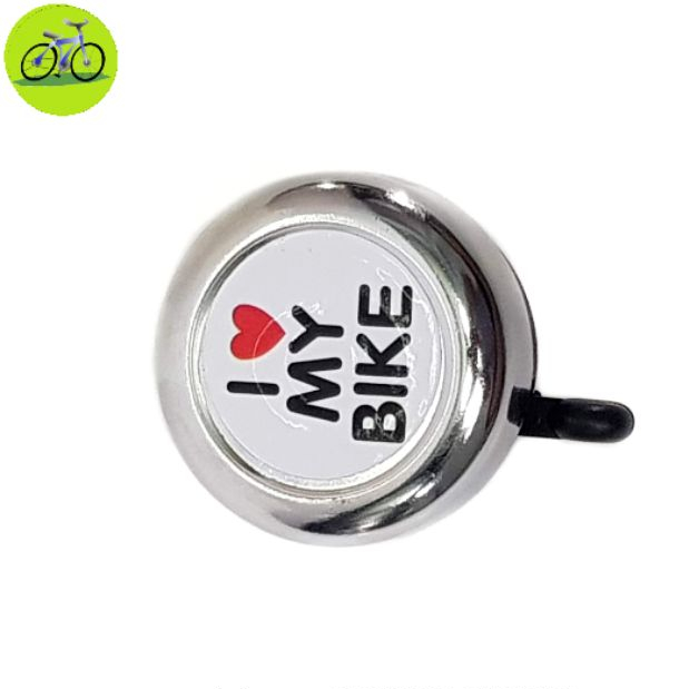 Chuông xe đạp kéo I love BIKE đa năng gắn ghi đông