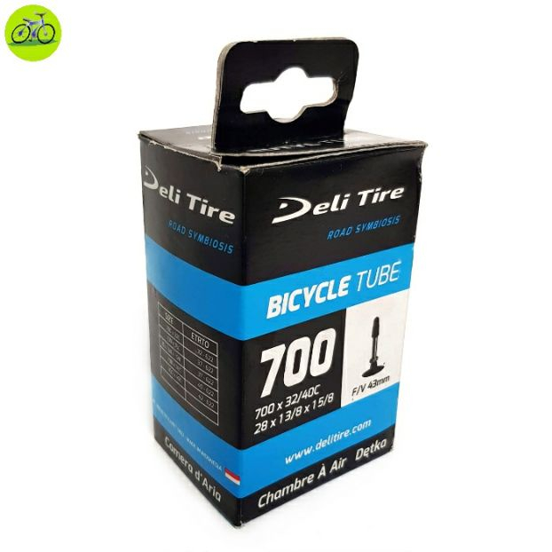 Ruột Xe Đạp Deli Tire 700c Van Nhỏ/Van Lớn - Kích Thước 26, 27.5 Inch