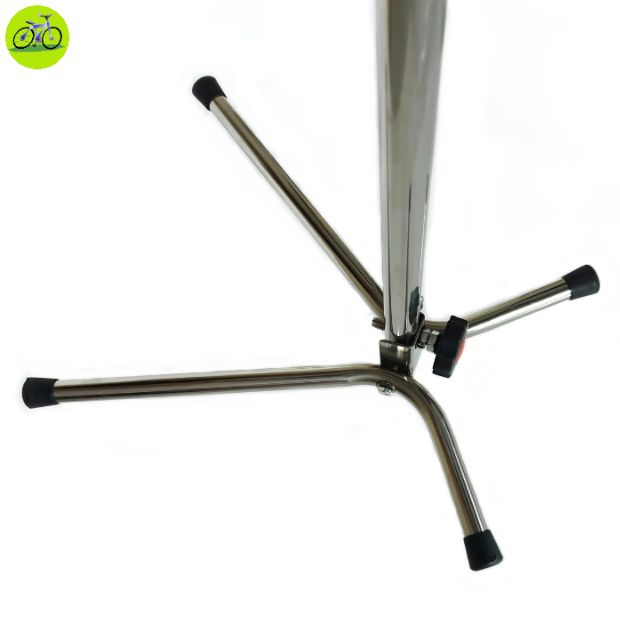 Chân chống xe đạp dựng Inox móc treo bọc cao su cao cấp