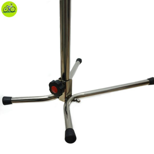 Chân chống xe đạp dựng Inox móc treo bọc cao su cao cấp