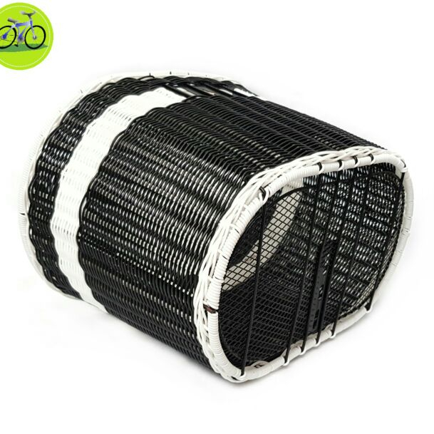 Giỏ xe đạp, rổ xe máy điện chất liệu các sợi mây tổng hợp elip
