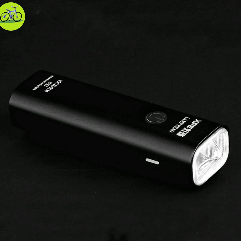 Đèn xe đạp siêu sáng chống nước với độ bền cao, Sạc USB pin 2000mAh