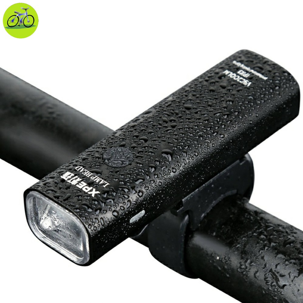 Đèn xe đạp siêu sáng chống nước với độ bền cao, Sạc USB pin 2000mAh