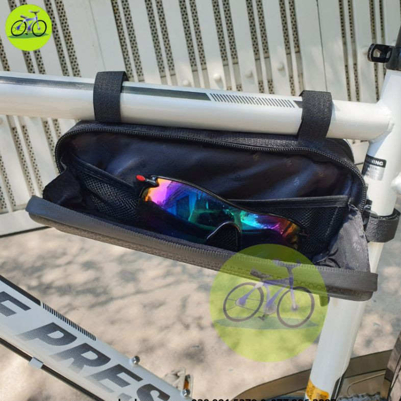 Túi Treo Sườn Xe Đạp Thể Thao Wild Man, Chống Nước, Túi Cứng Treo Góc Sườn