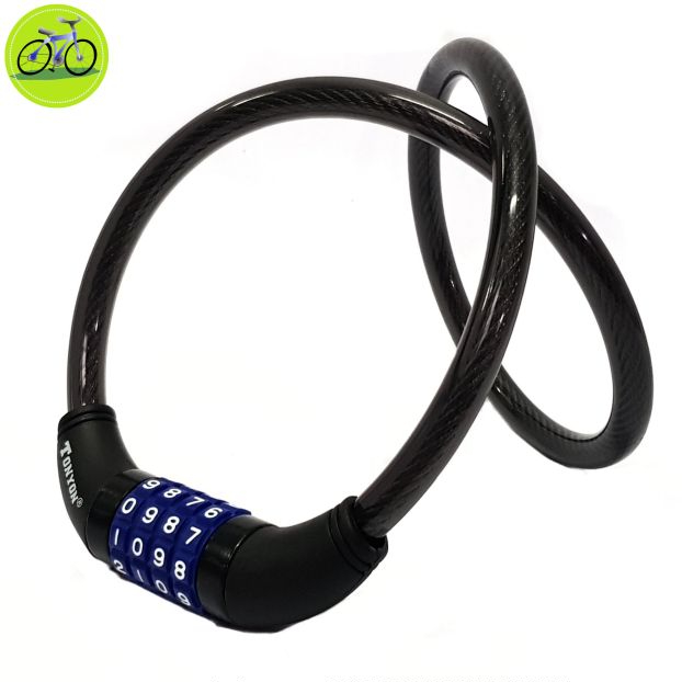 Khóa xe đap dây mã 4 số TONYON