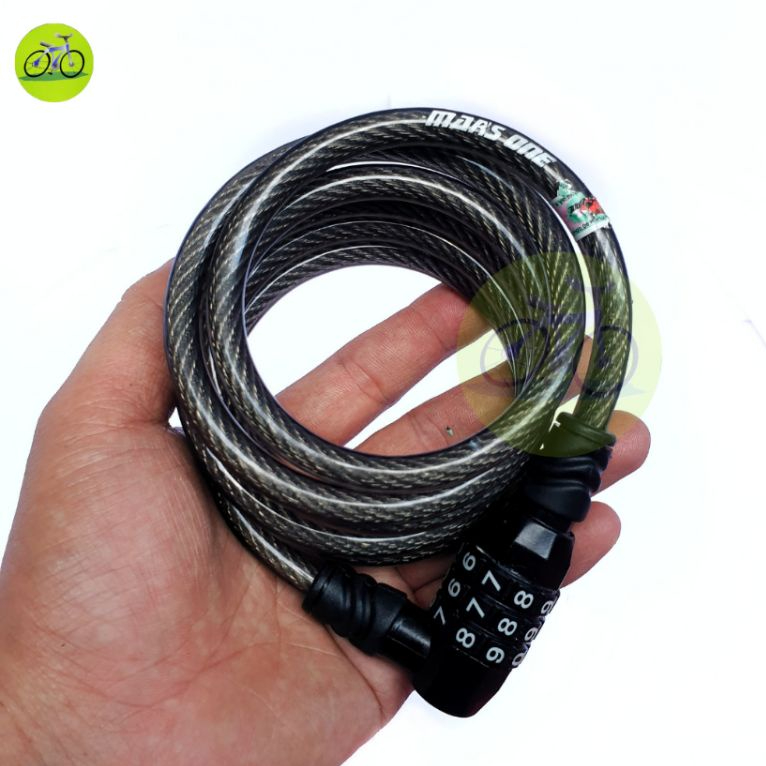 Khóa Dây 3 Số Cao Cấp Cho Xe Đạp Dài 1500mm