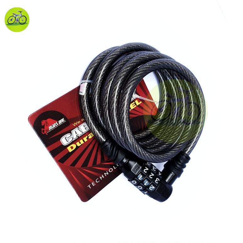 Khóa Dây 3 Số Cao Cấp Cho Xe Đạp Dài 1500mm