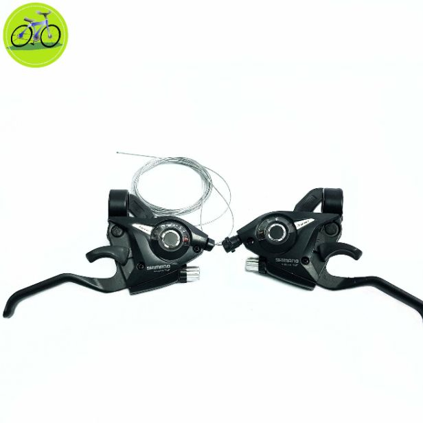 Cặp tay đề bấm xả xe đạp Shimano EF51 3x7 Speed tặng dầu tra sên xích xe đạp